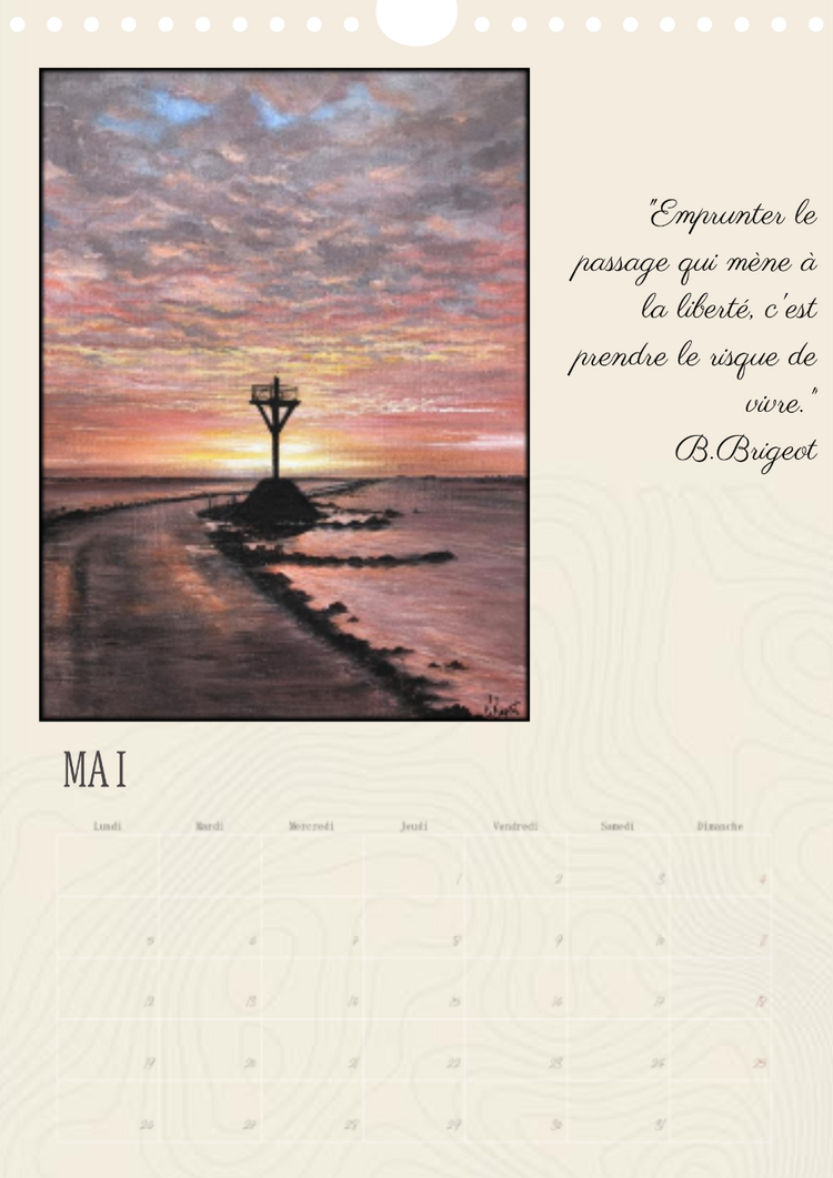 Calendriers 2025 Artbeige A4