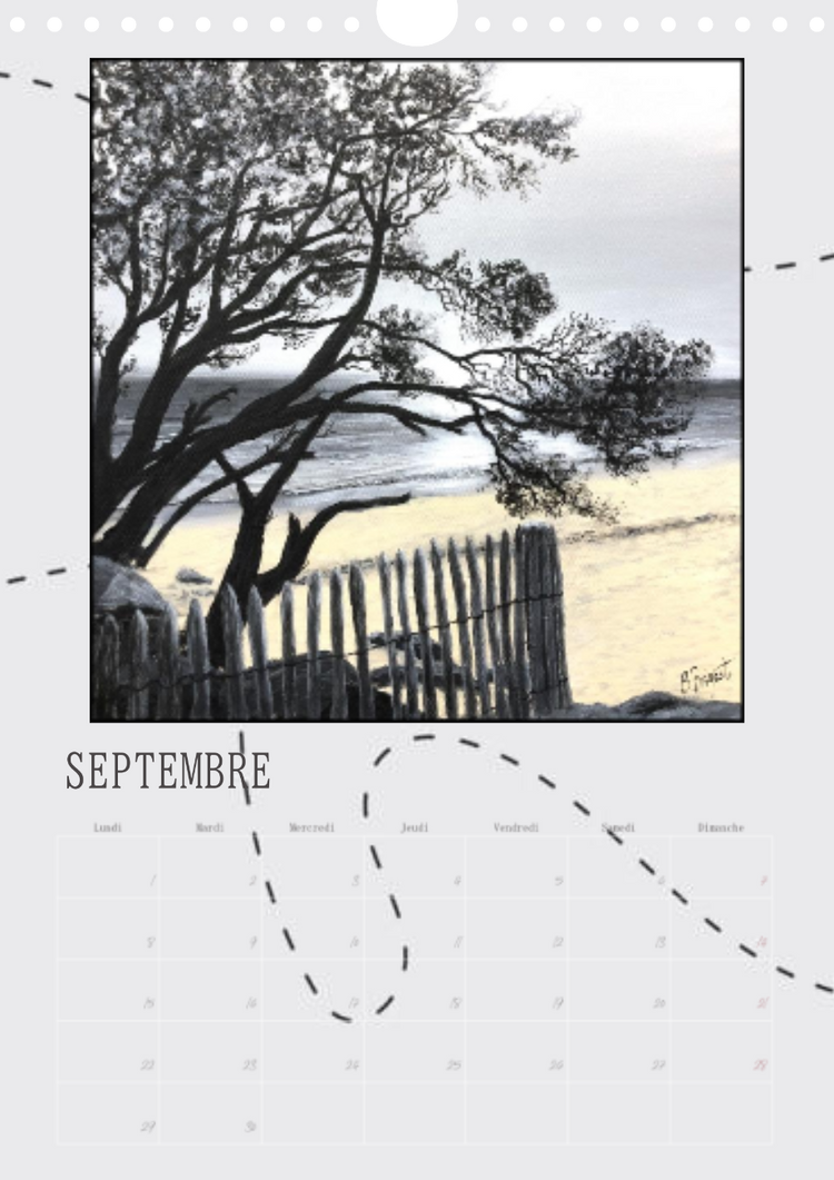Calendriers 2025 Artbeige A4