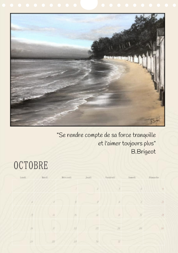 Calendriers 2025 Artbeige A4