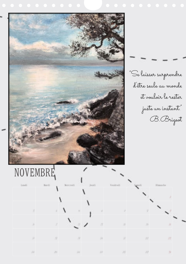 Calendriers 2025 Artbeige A4