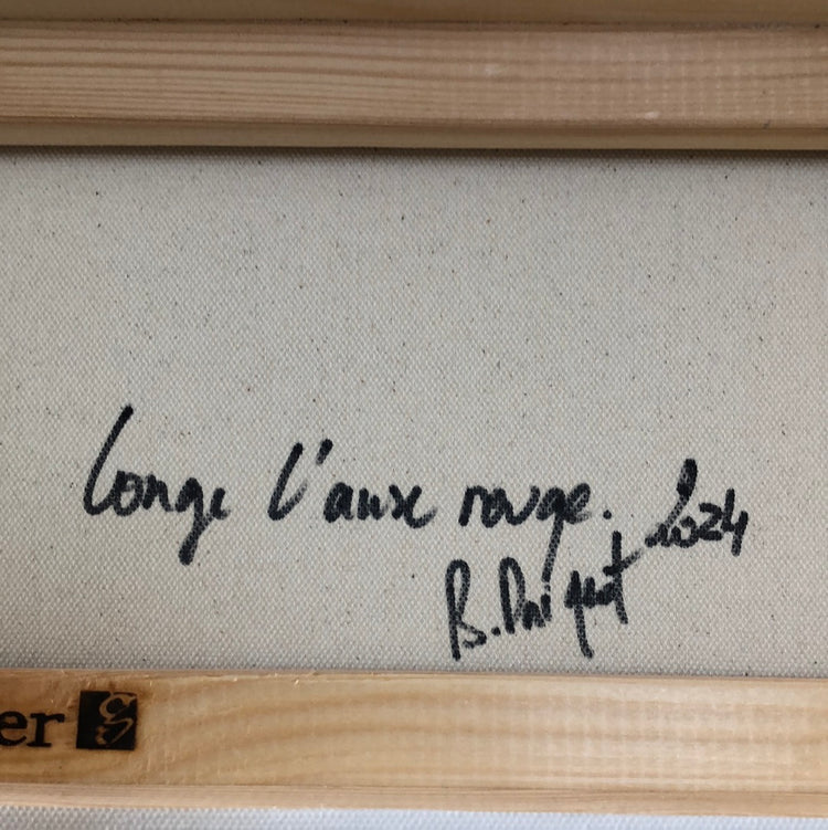 Longe l'anse rouge Œuvre Originale