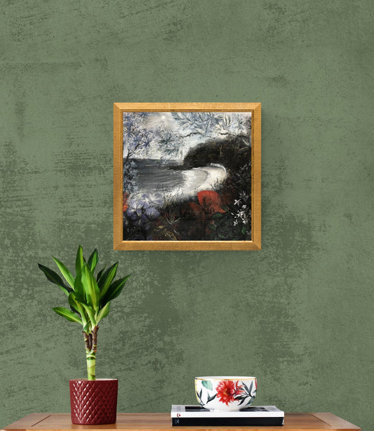 La feuille rouge Œuvre Originale