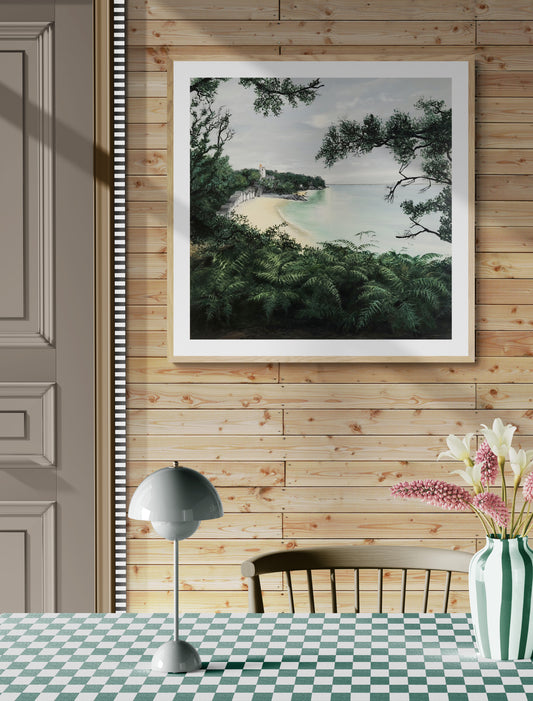 Paradis Rouge Impression sur Papier d'Art en édition limitée