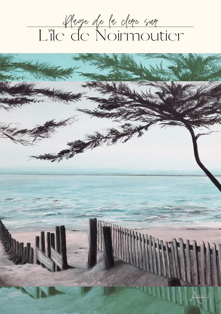 Affiche A4 - Plage de la Clère