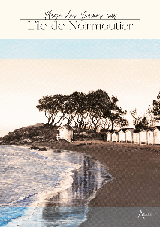 Affiche A4 - Plage des Dames