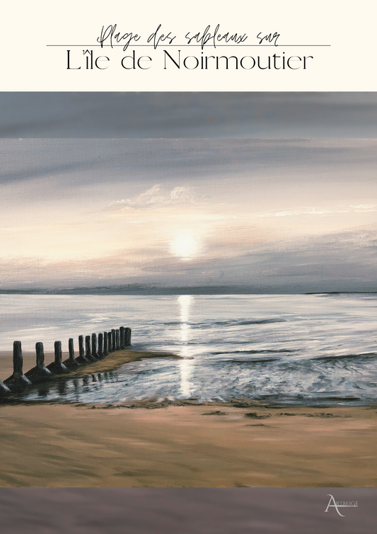 Affiche A4 - Plage des Sableaux