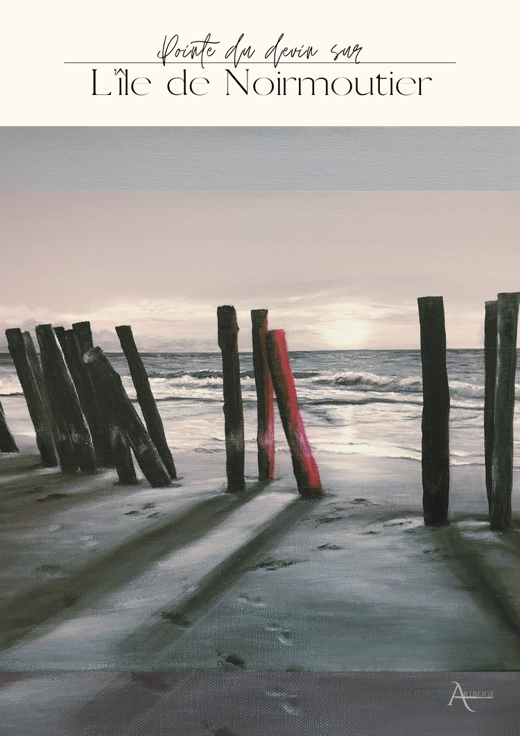 Affiche A4 - Plage du Devin