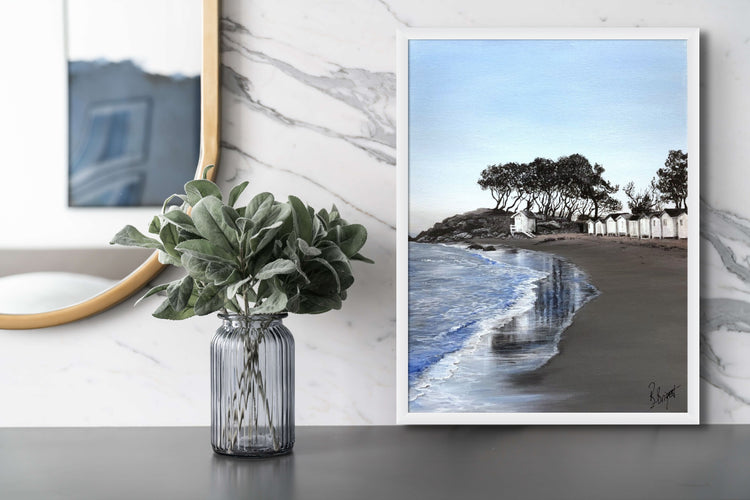 Reflets d'hiver sur Papier d'Art en édition limitée