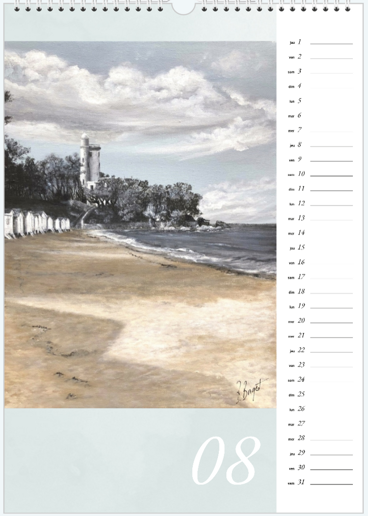 Calendriers 2024 Artbeige A4