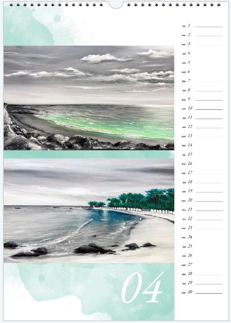 Calendriers 2024 Artbeige A4