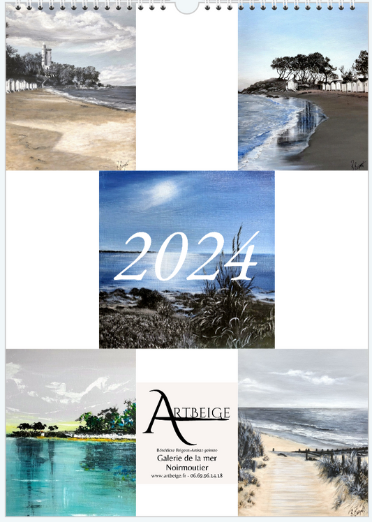 Calendriers 2024 Artbeige A3