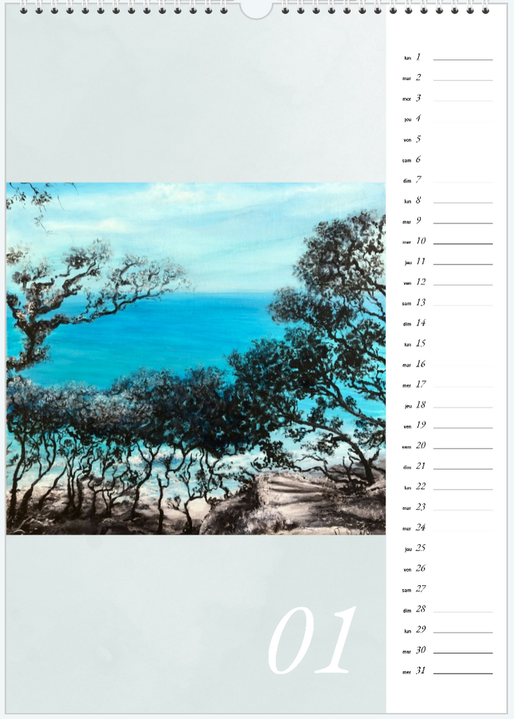 Calendriers 2024 Artbeige A4