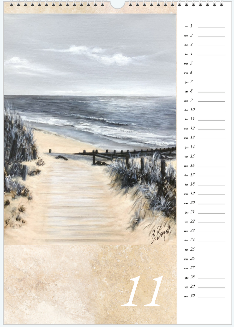 Calendriers 2024 Artbeige A3