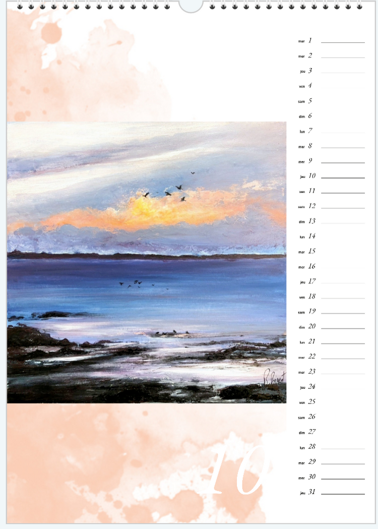 Calendriers 2024 Artbeige A4