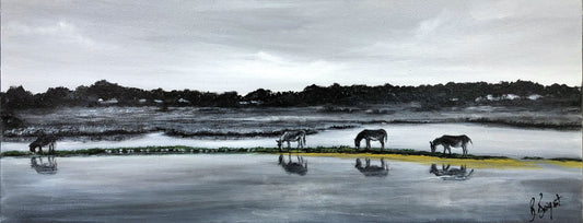 Balade sur la jetée Œuvre Originale