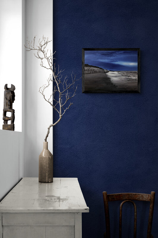 Impression sur papier d'art du tableau "Ciel d'un soir sur Luzeronde" de Bénédicte Brigeot artiste peintre à Noirmoutier