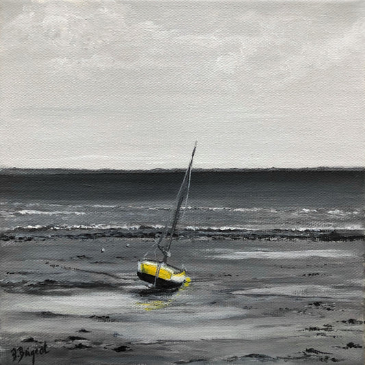 Echoué plage du Mardi Gras Œuvre Originale