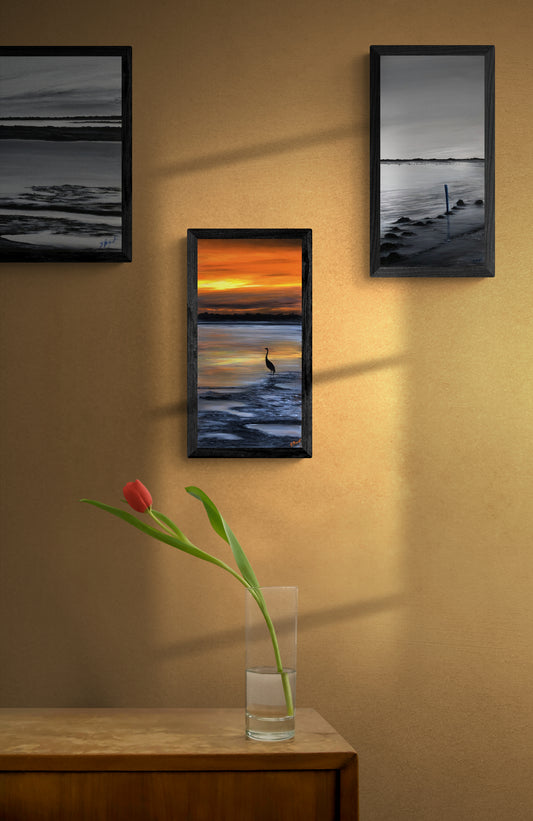 La traversée du gois N°3 Impression sur Papier d'Art en édition limitée