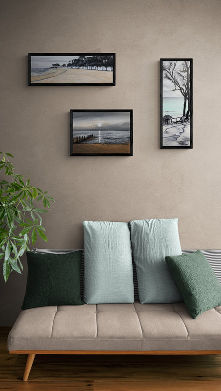 Impression sur papier d'art du tableau "Le chêne vert" de Bénédicte Brigeot artiste peintre à Noirmoutier