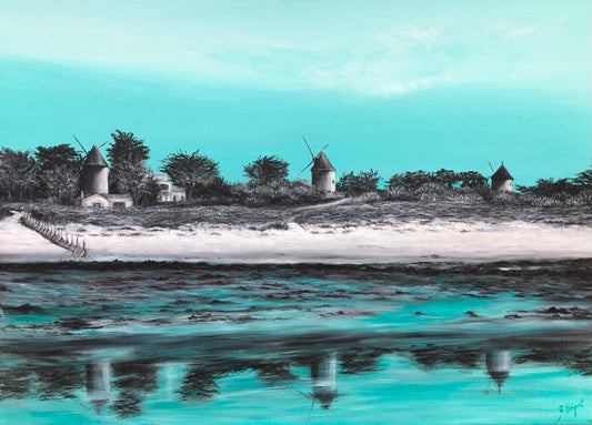 Les moulins de mon coeur Œuvre Originale