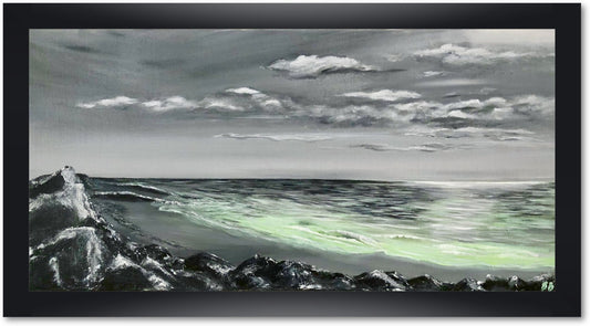 Plage de l'Océan Impression sur Papier d'Art en édition limitée