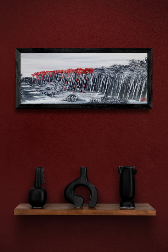 Promenade dans le bois des Eloux Impression sur Papier d'Art en édition limitée