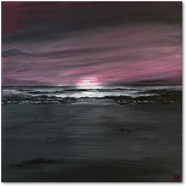 Un soir de basse mer Impression sur papier d'Art en édition limitée