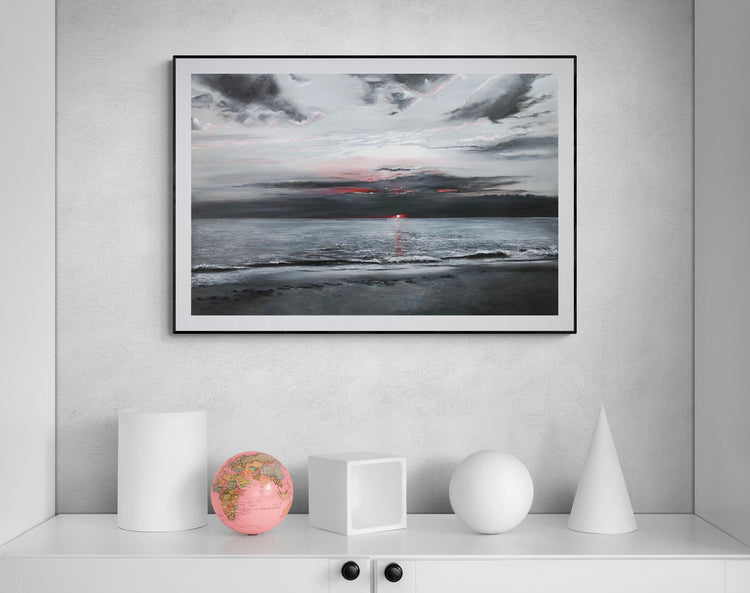 Un soir d'été à Noirmoutier Impression sur Papier d'Art en édition limitée