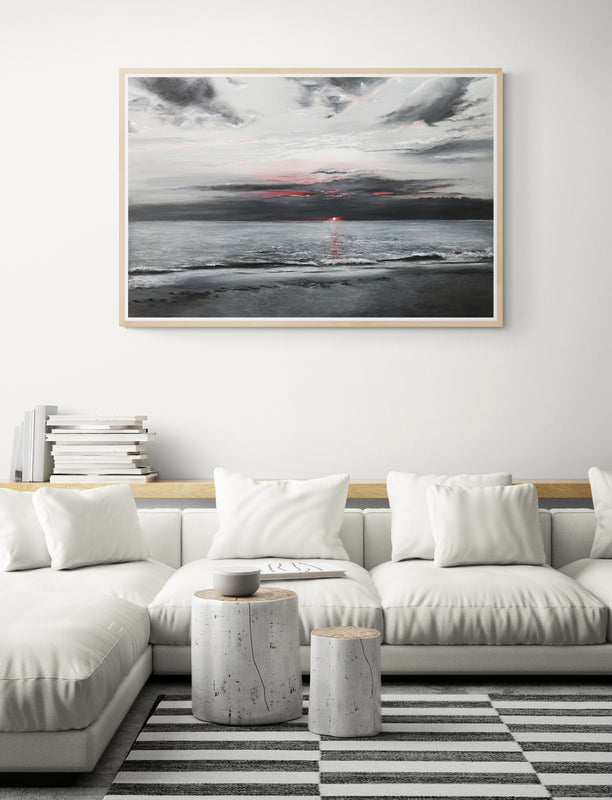 Un soir d'été à Noirmoutier Impression sur Papier d'art en édition limitée