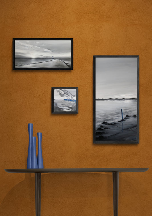 Vue sur le ponton Impression sur Papier d'Art en édition limitée