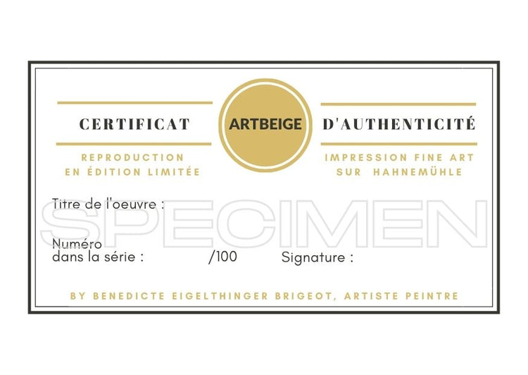 Le Moulin de la Bosse Impression sur Papier d'Art en édition limitée