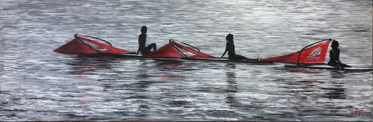 Tableau, Zénitude, peinture acrylique. Artbeige by Bénédicte Eigelthinger Brigeot, Artiste peintre à Noirmoutier en Vendée