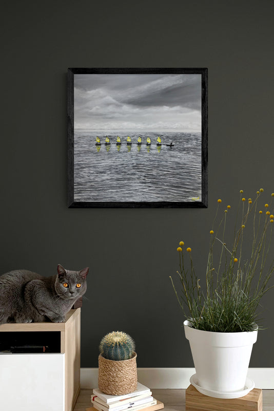 Les optimistes Impression sur Papier d'Art en édition limitée