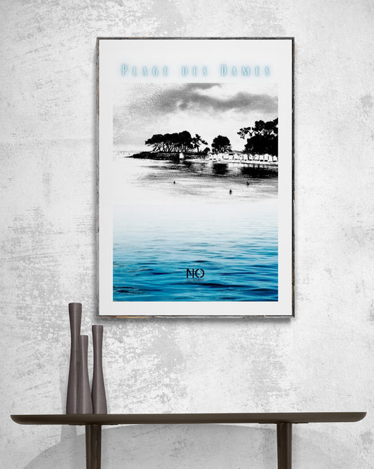Affiche NO autrement - Plage des Dames