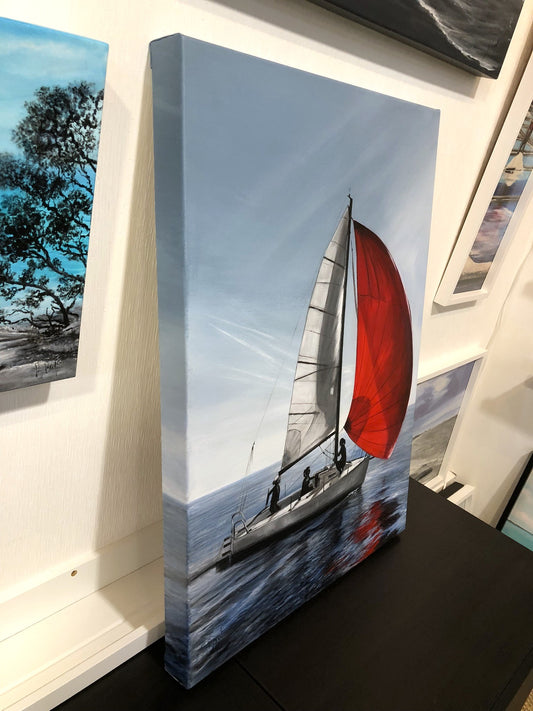 La Voile Rouge Œuvre Originale