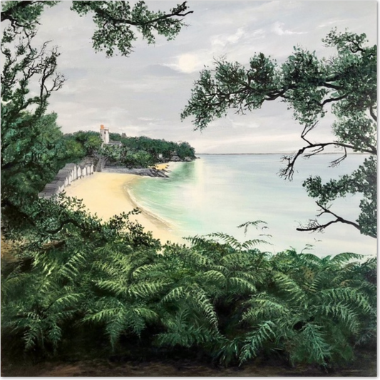 Paradis Rouge Impression sur Papier d'Art en édition limitée