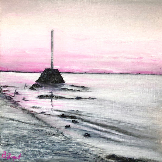 Collection NO autrement... La traversée du Gois N°4, Artbeige by Bénédicte Eigelthinger Brigeot, Artiste peintre à Noirmoutier en Vendéee