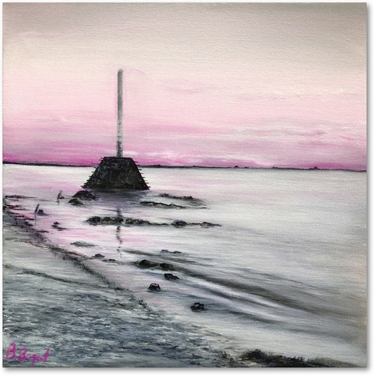 La traversée du Gois N°4 Impression sur Papier d'Art en édition limitée