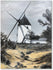 Impression sur papier d'art du tableau "Le moulin de la Bosse, variation II" de Bénédicte Brigeot artiste peintre à Noirmoutier