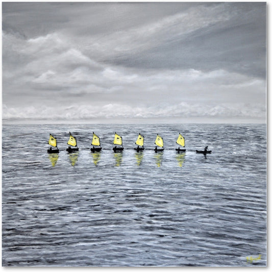 Les optimistes Impression sur Papier d'Art en édition limitée