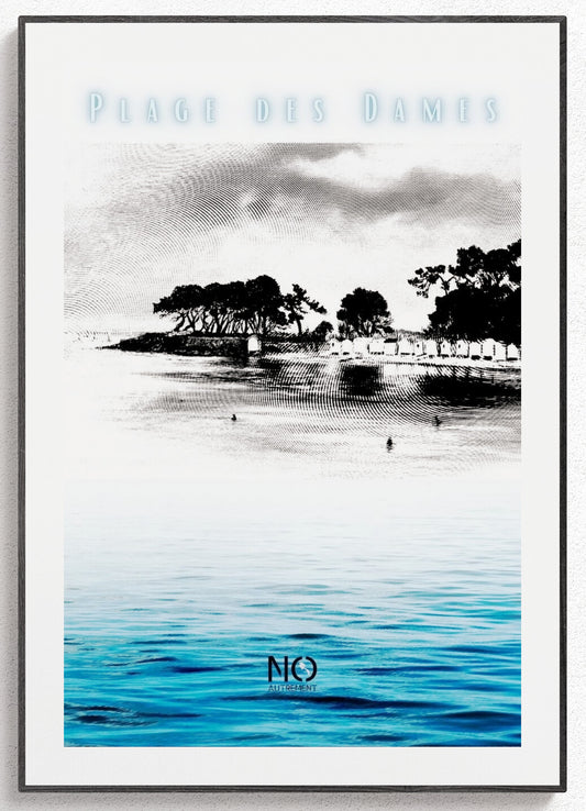 Affiche NO autrement - Plage des Dames