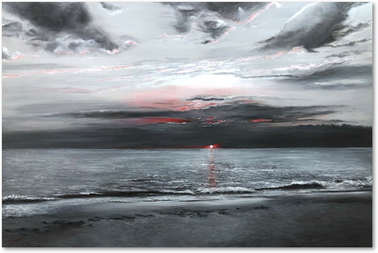 Un soir d'été à Noirmoutier Impression sur Papier d'Art en édition limitée