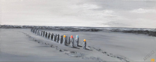 Collection NO autrement... Jeux de plage Œuvre originale, Artbeige by Bénédicte Eigelthinger Brigeot