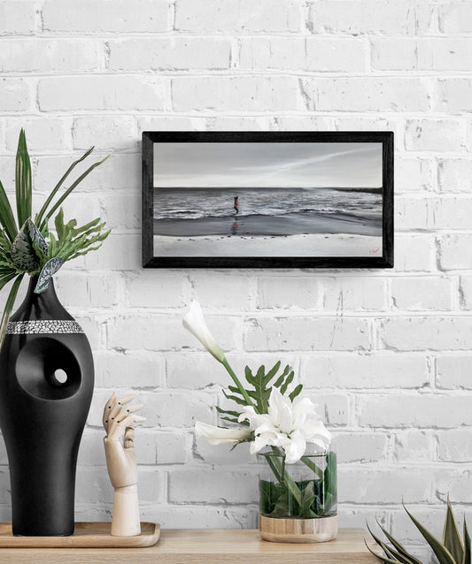 La petite fille au ballon rouge Impression sur Papier d'Art en édition limitée