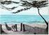 Impression sur papier d'art du tableau "Plage de la Clère" de Bénédicte Brigeot artiste peintre à Noirmoutier