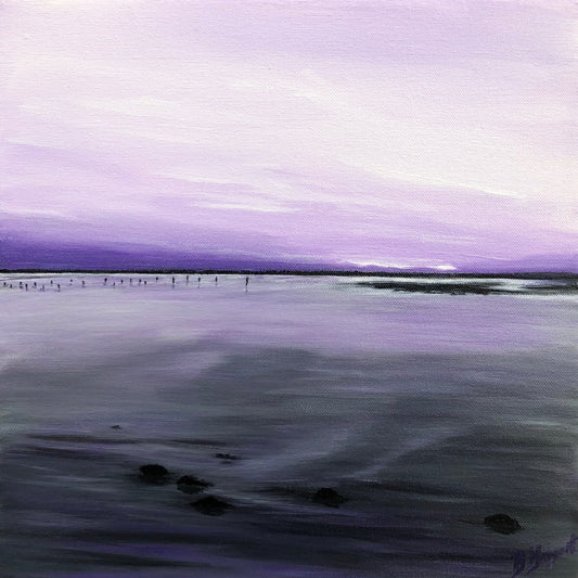 Collection NO autrement... La traversée du Gois N°2, Artbeige by Bénédicte Eigelthinger Brigeot, Artiste peintre à Noirmoutier en Vendée